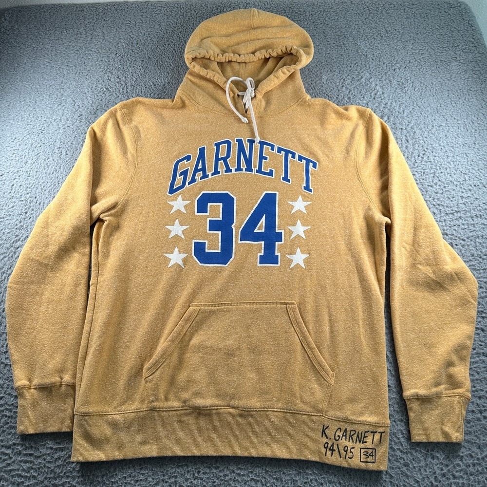 Roots of Fight Kevin Garnett 34 Hoodie Mens‎ XXL Pullover Sweatshirt Gold